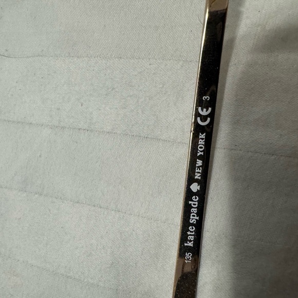 Kate Spade Gold Sunglasses with Crystal Detail - Picture 6 of 8